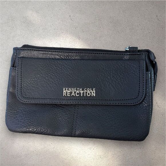 Kenneth Cole Reaction Black Mini Crossbody Bag - Picture 2 of 8